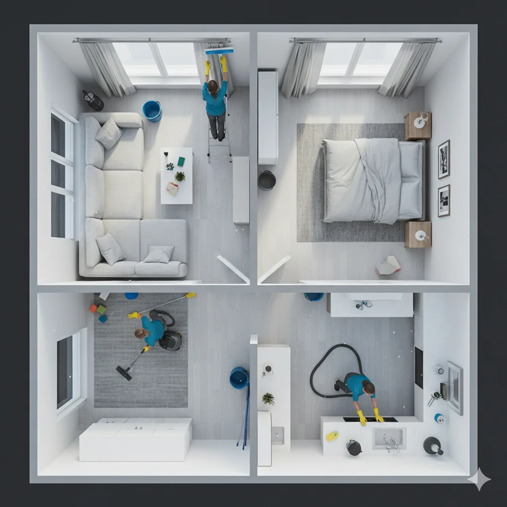 Ev Apartman Temizliği Resimleri Fotoğrafları Isparta Sihirli Temizlik Hizmetleri